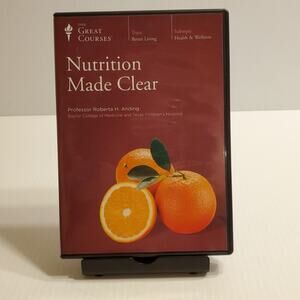 The Great Courses Nutrition Made Clear 6 set DVDs set